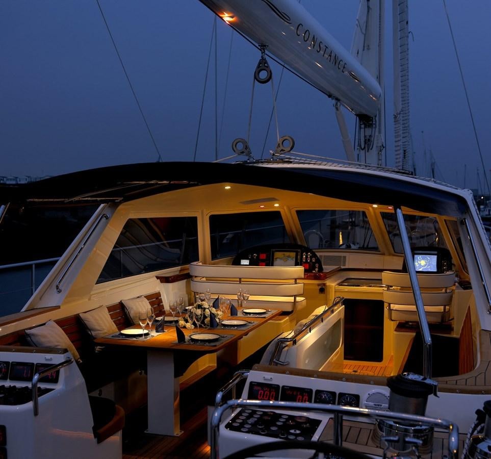 a boat on the water aboard SULTANA Yacht for Sale