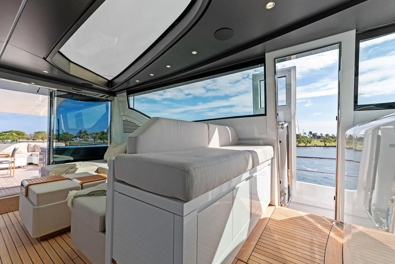 inside of a boat aboard LADY K Yacht for Sale