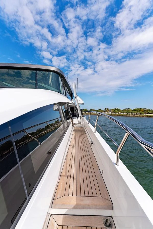 a boat on a body of water aboard LADY K Yacht for Sale