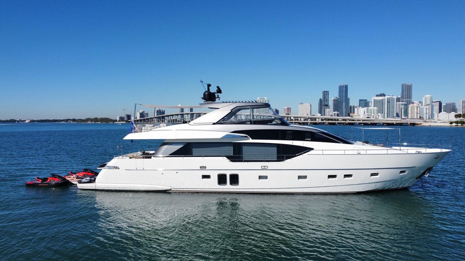 a boat in the water aboard C-DAZE Yacht for Sale