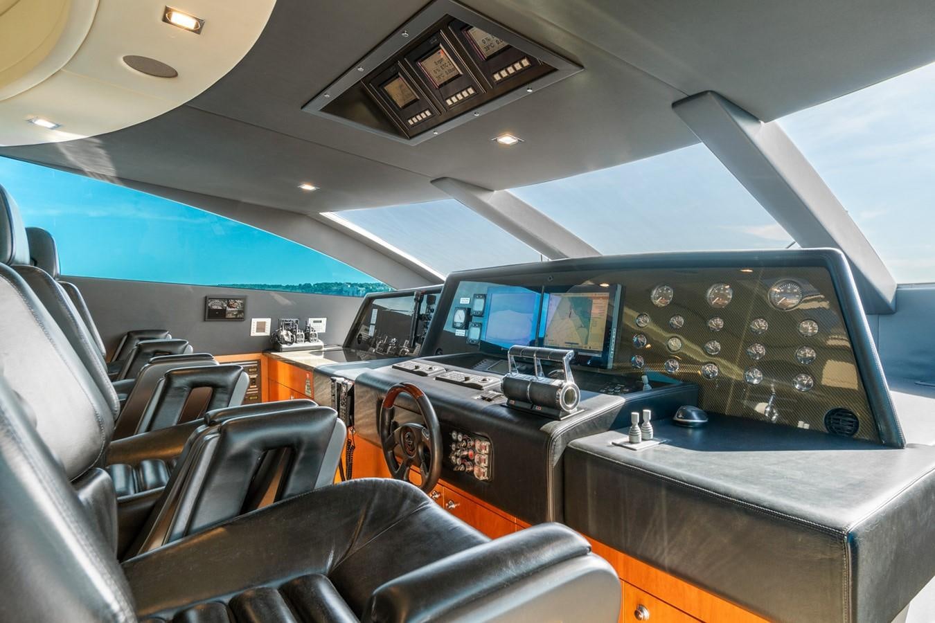 inside of an airplane aboard EYE Yacht for Sale