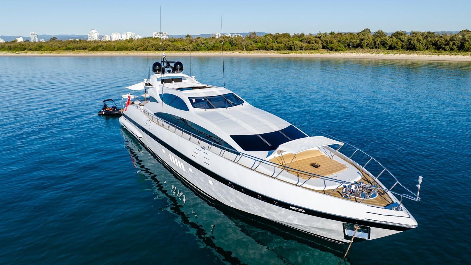 a boat on the water aboard HELLS BELLS Yacht for Sale