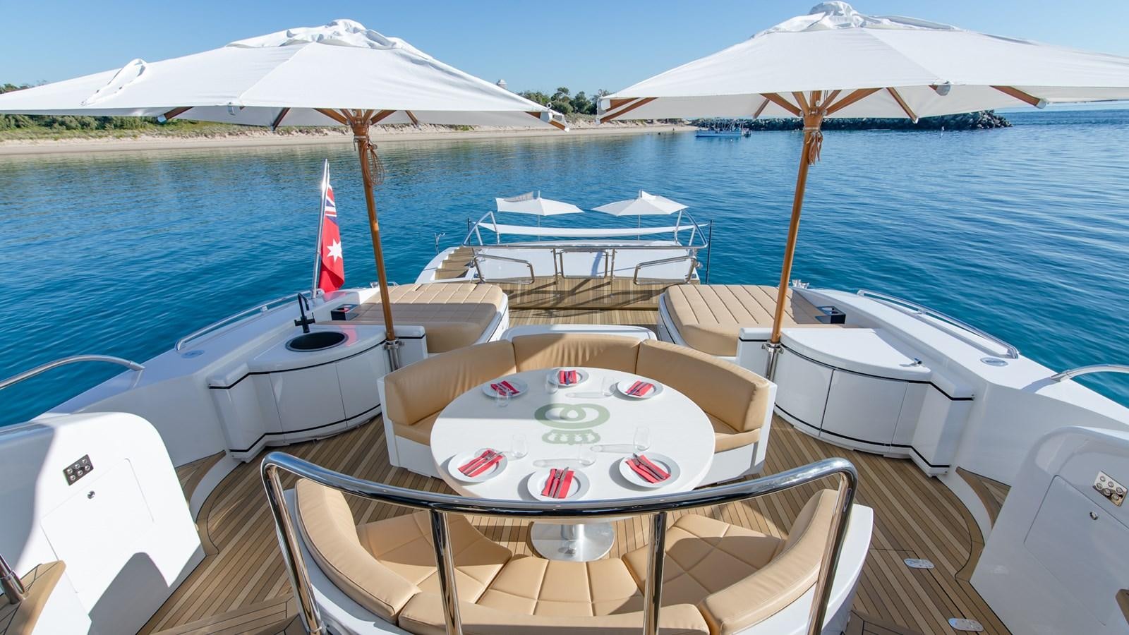 a boat on the water aboard HELLS BELLS Yacht for Sale