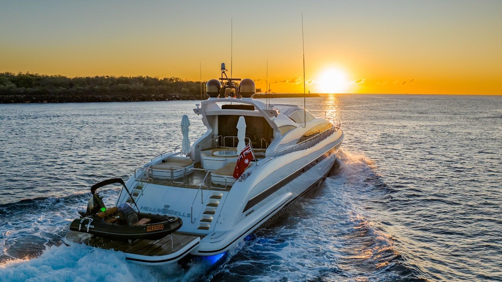 a boat in the water aboard HELLS BELLS Yacht for Sale