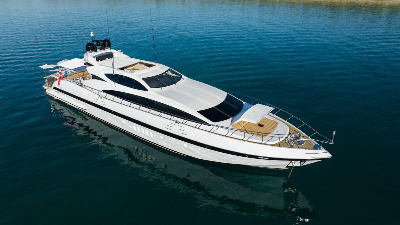 a boat on the water aboard HELLS BELLS Yacht for Sale