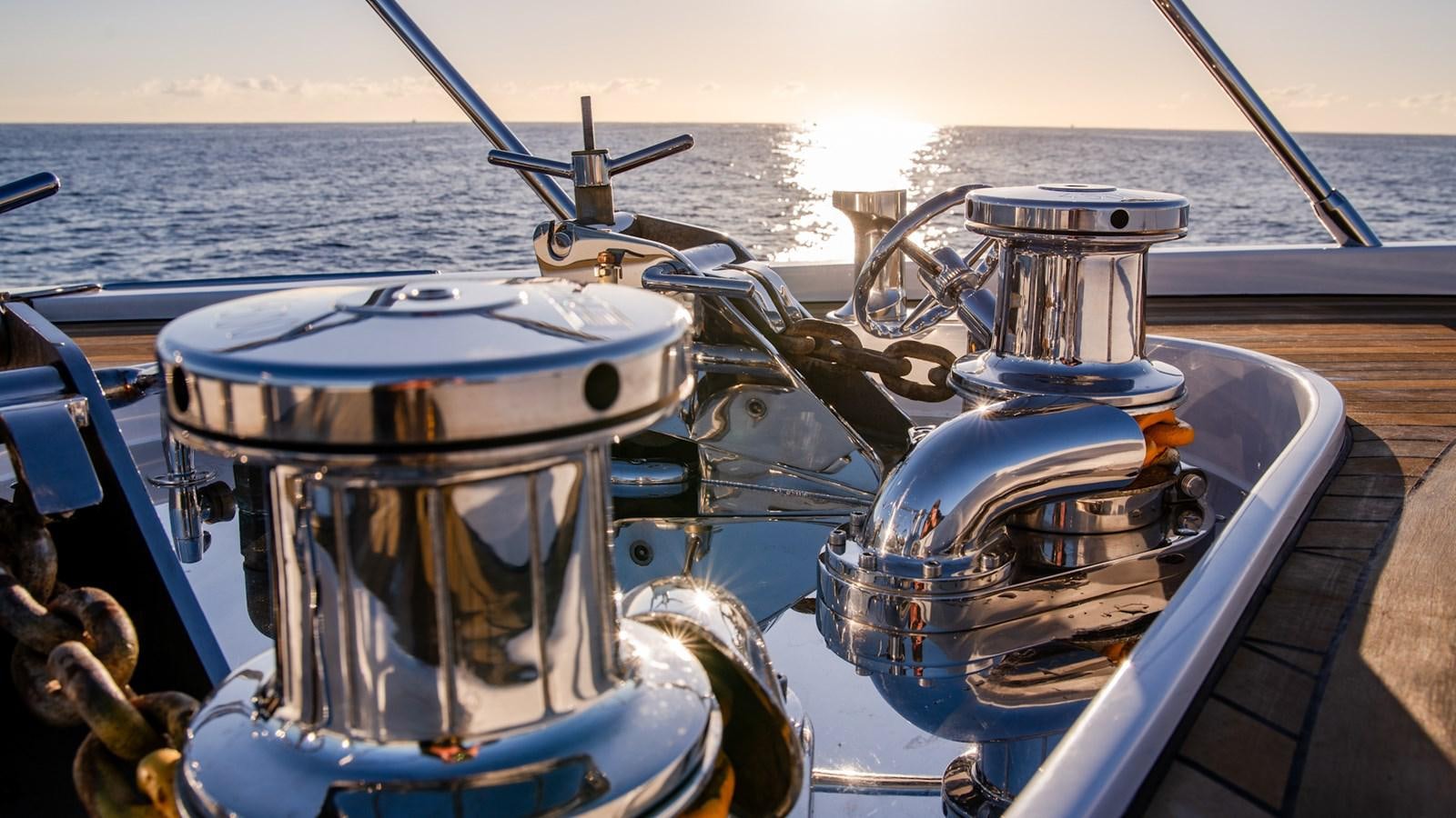 a boat on the water aboard HELLS BELLS Yacht for Sale