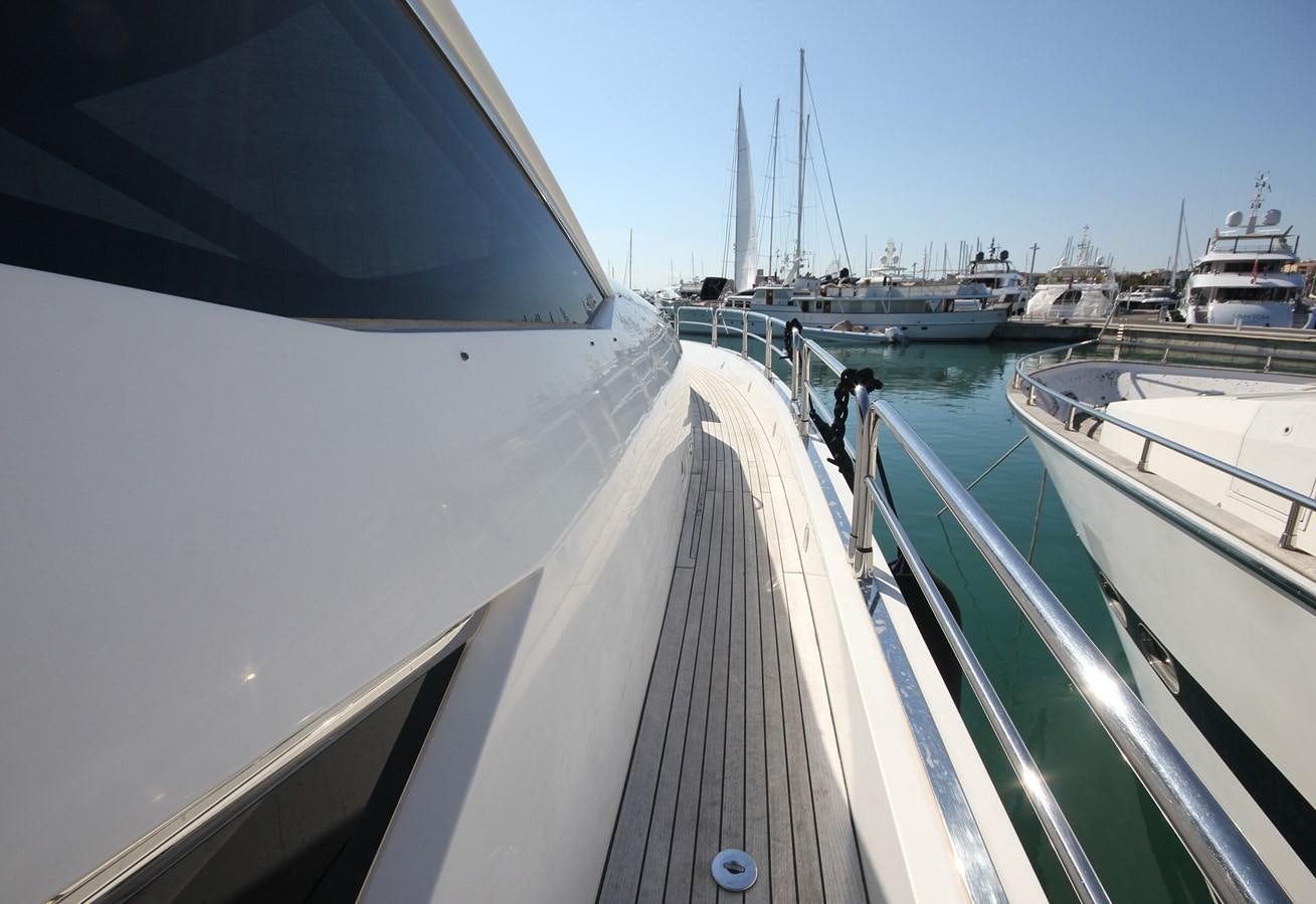 a group of boats are parked in a harbor aboard COPPER 3 Yacht for Sale