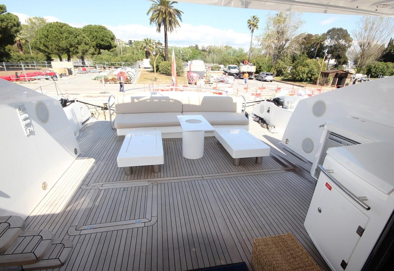 a rooftop with many white rooftops aboard COPPER 3 Yacht for Sale
