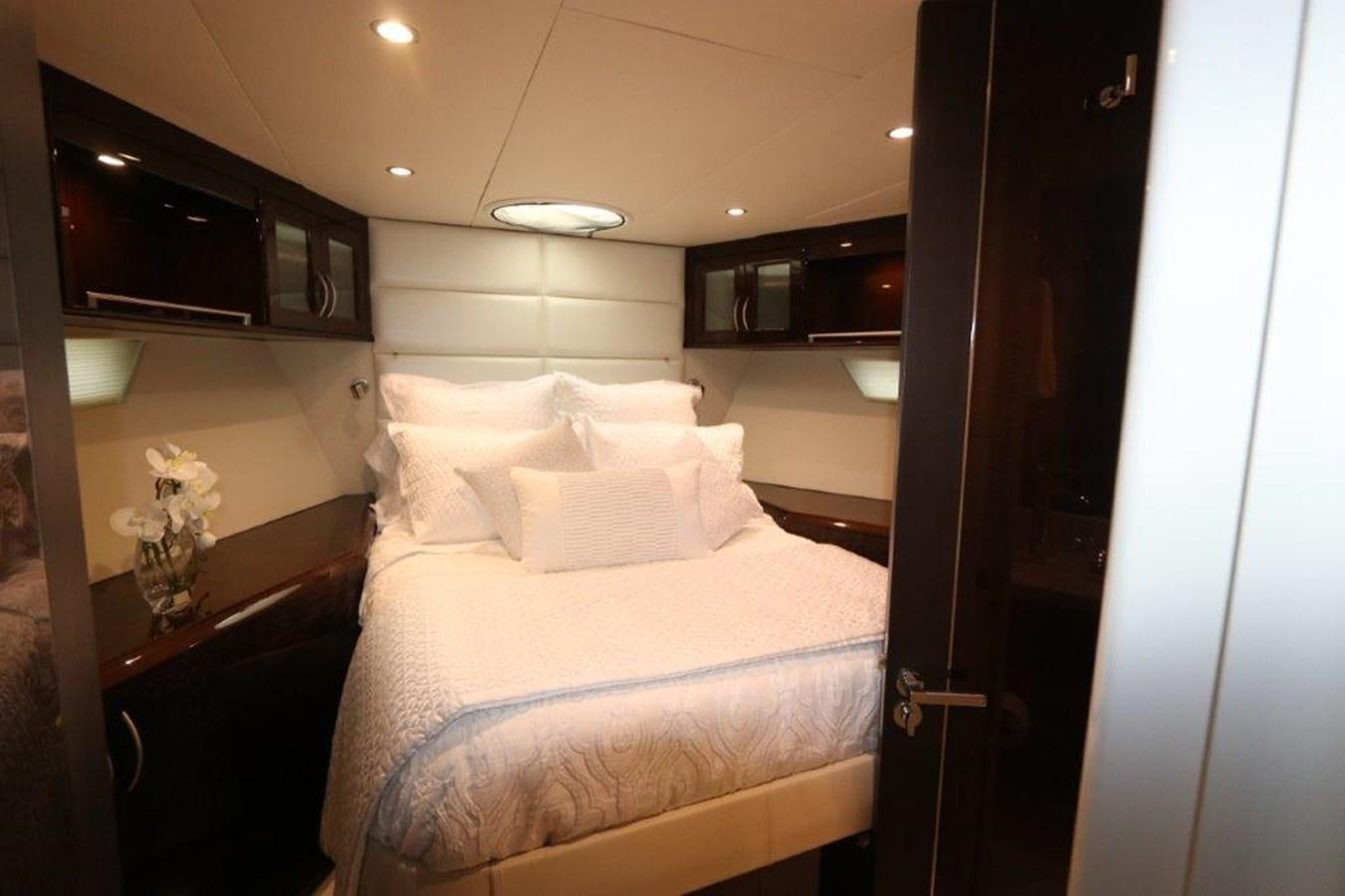 a bed in a room aboard BG Yacht for Sale