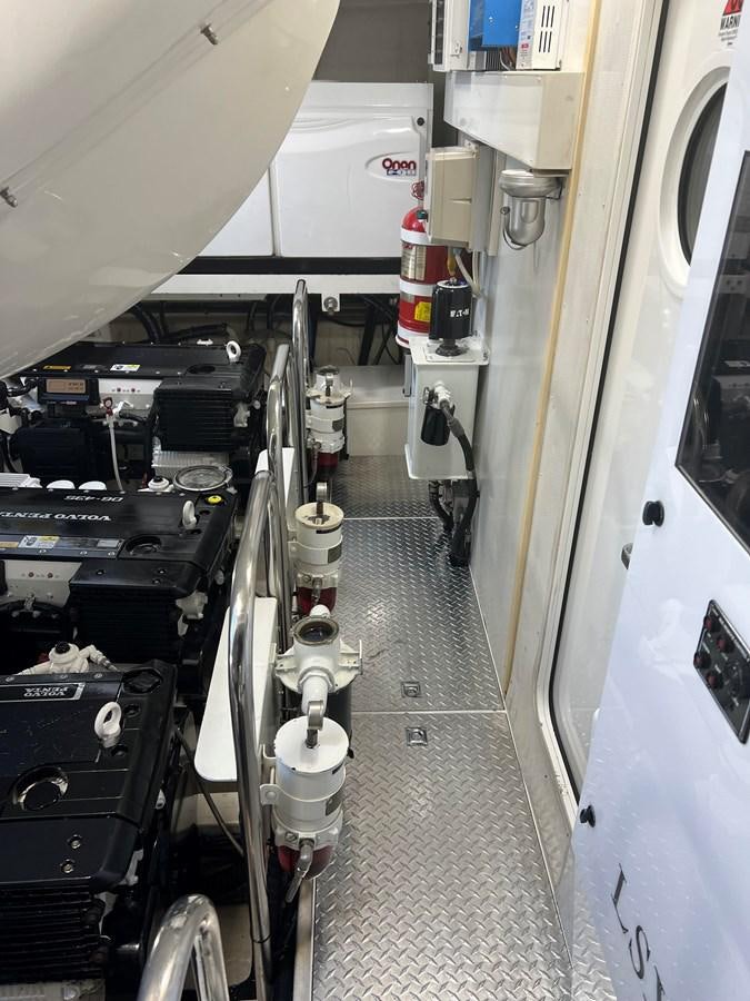 inside of a vehicle aboard BG Yacht for Sale