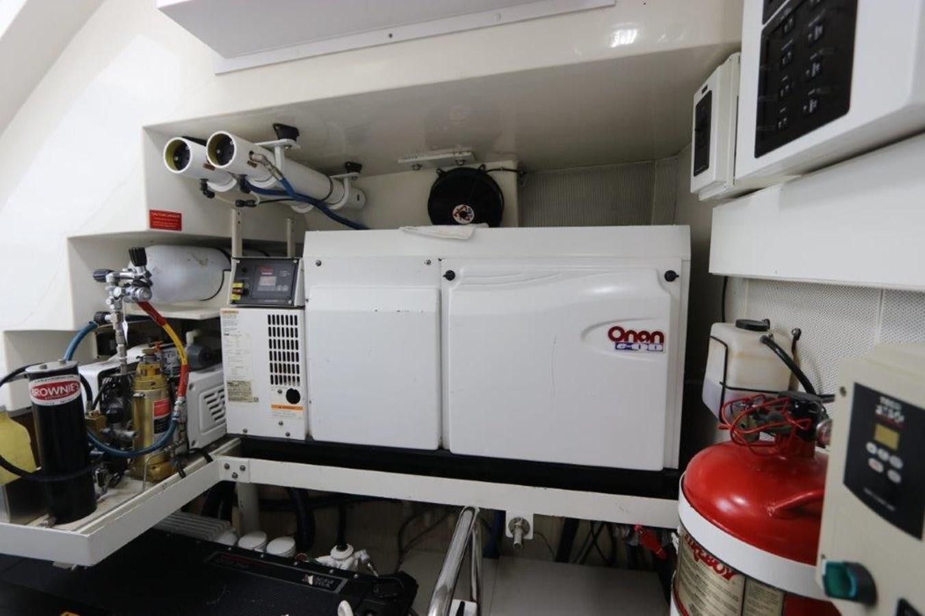 a machine in a room aboard BG Yacht for Sale