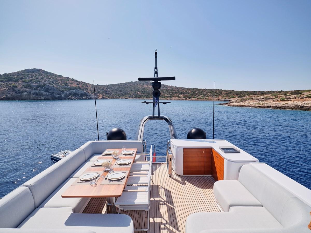 a boat on the water aboard D FIVE Yacht for Sale