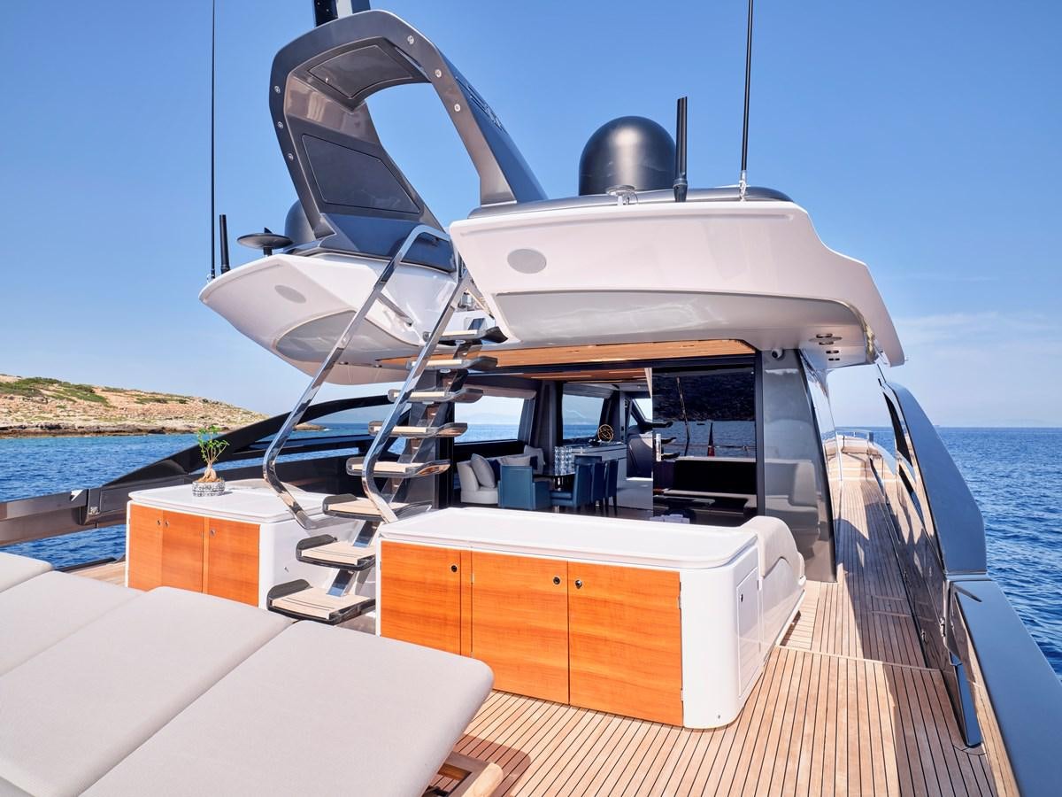 a boat on the water aboard D FIVE Yacht for Sale