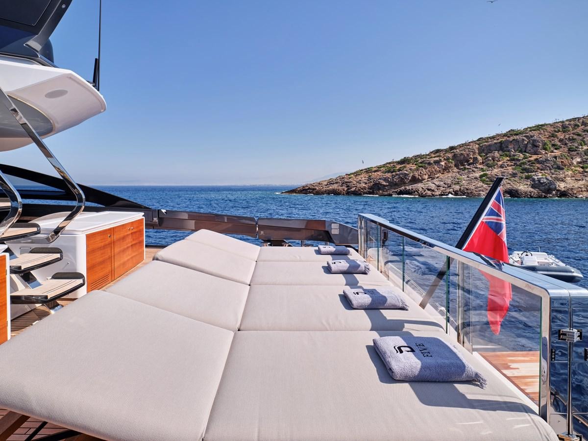 a boat on the water aboard D FIVE Yacht for Sale