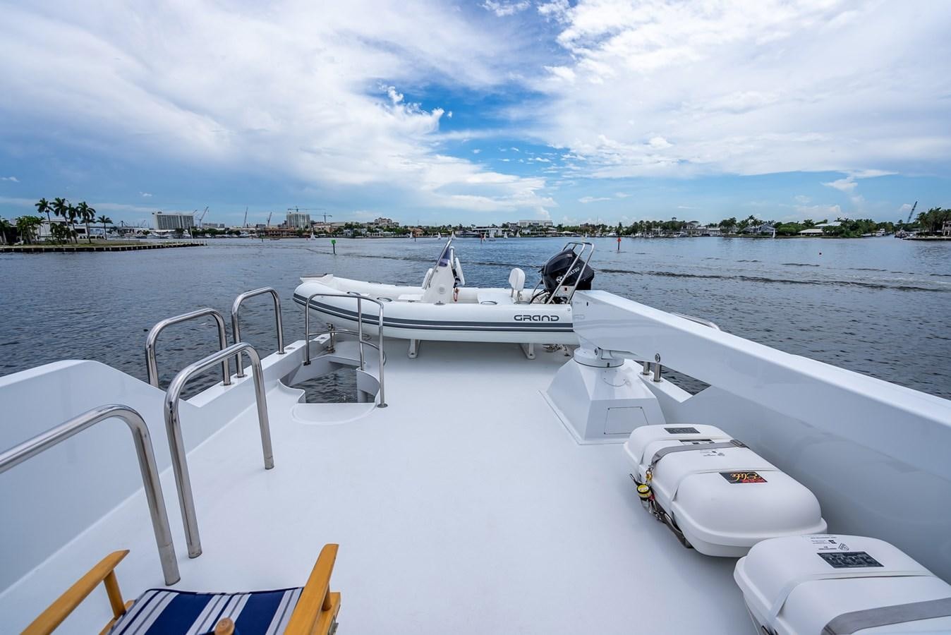 a boat on the water aboard MY WAY Yacht for Sale