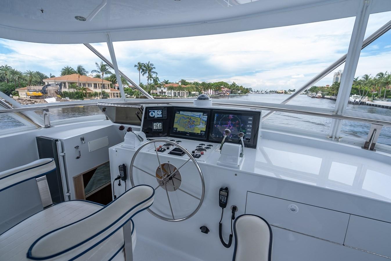 a cockpit of a plane aboard MY WAY Yacht for Sale