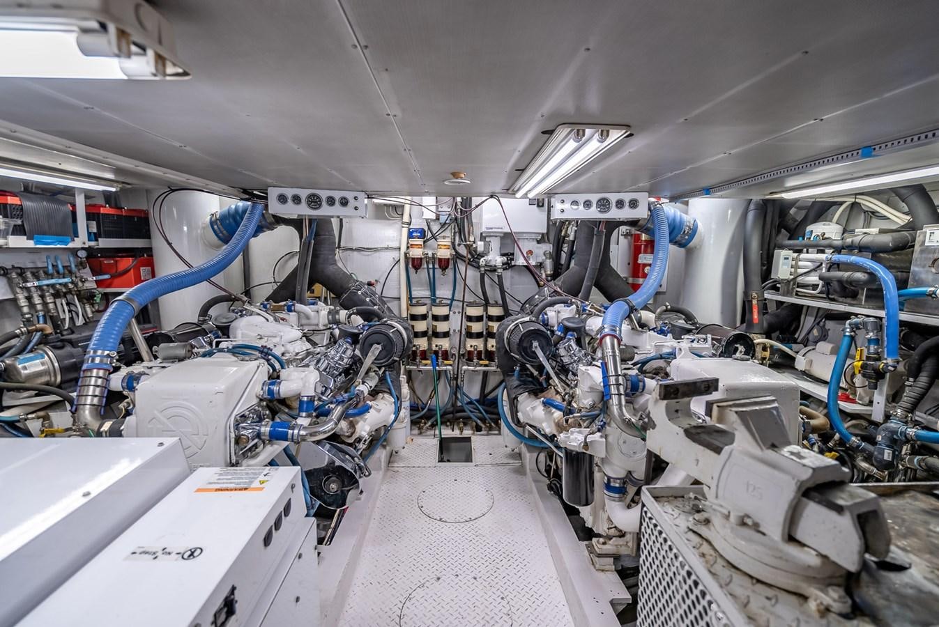 a room with machinery aboard MY WAY Yacht for Sale