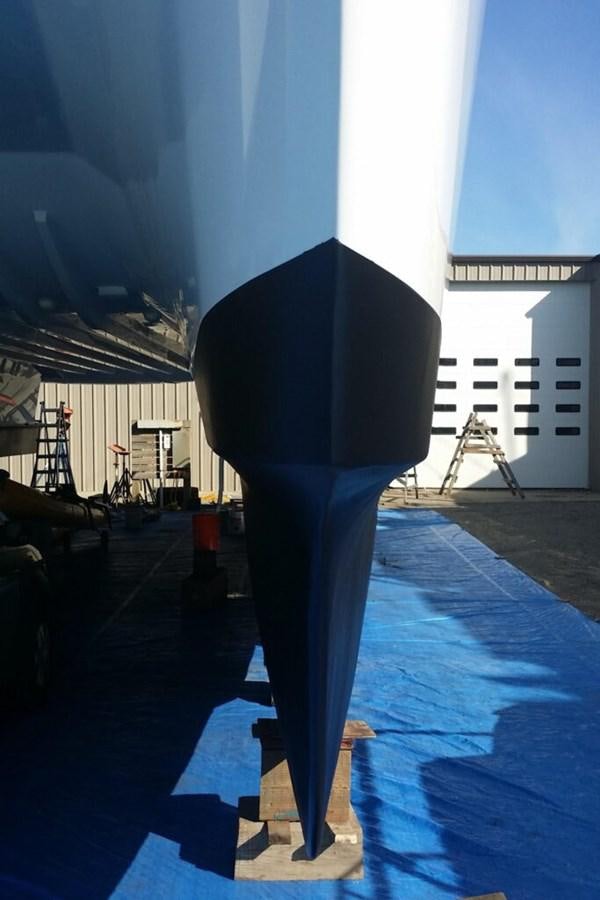 a large black structure aboard AWESOME Yacht for Sale