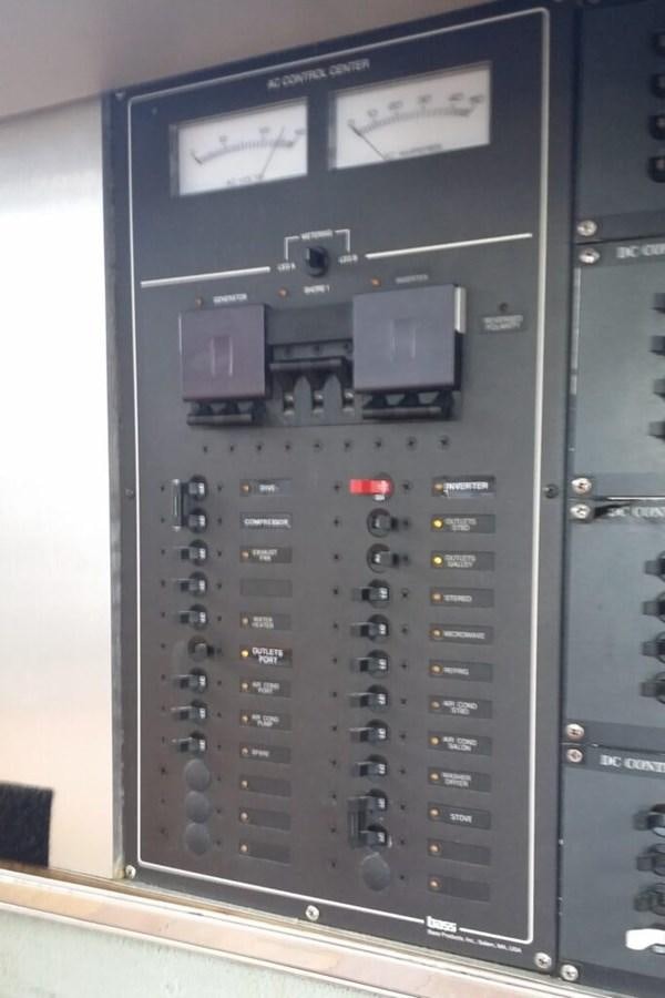 a black computer tower aboard AWESOME Yacht for Sale