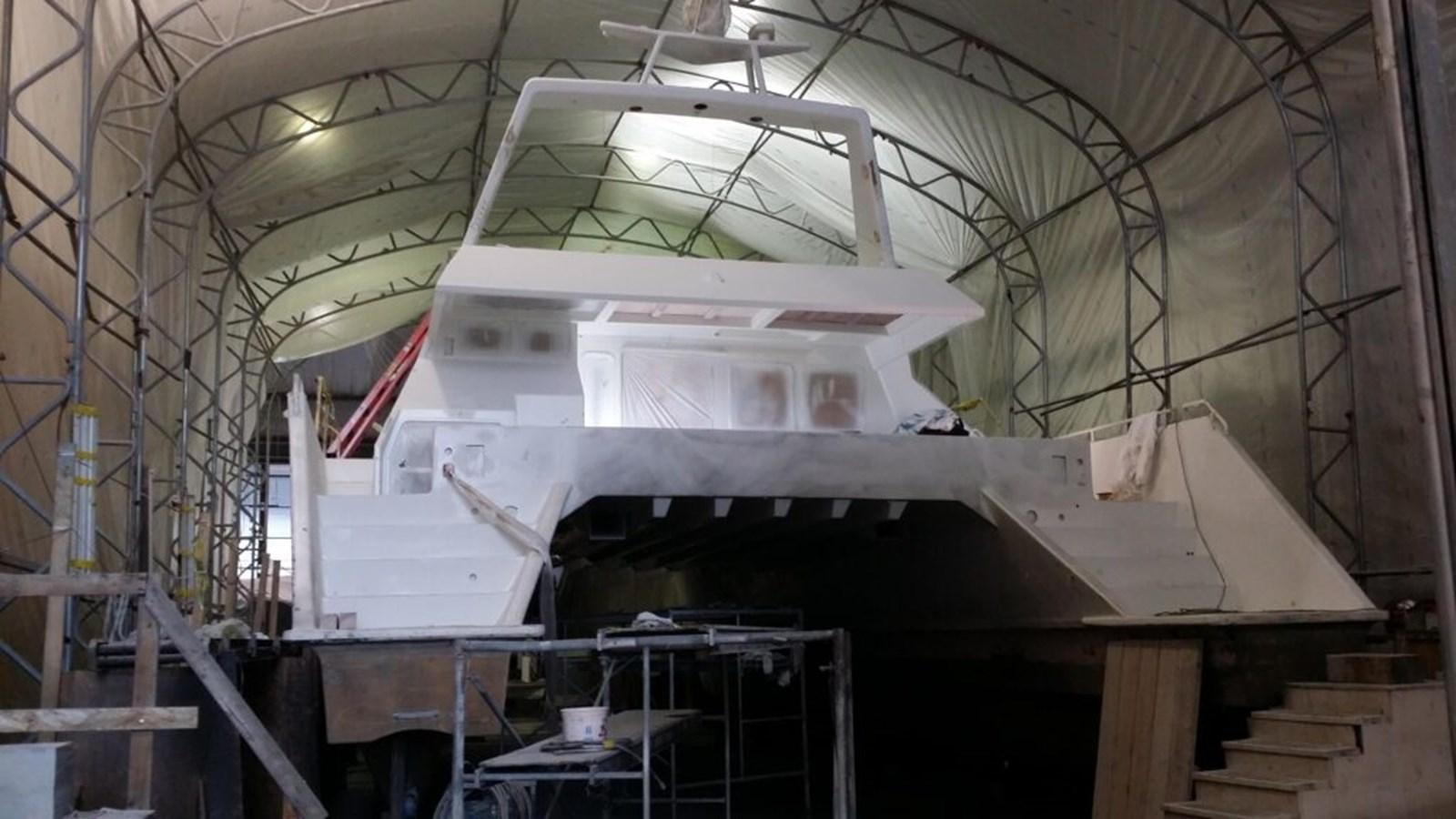 a space shuttle in a building aboard AWESOME Yacht for Sale