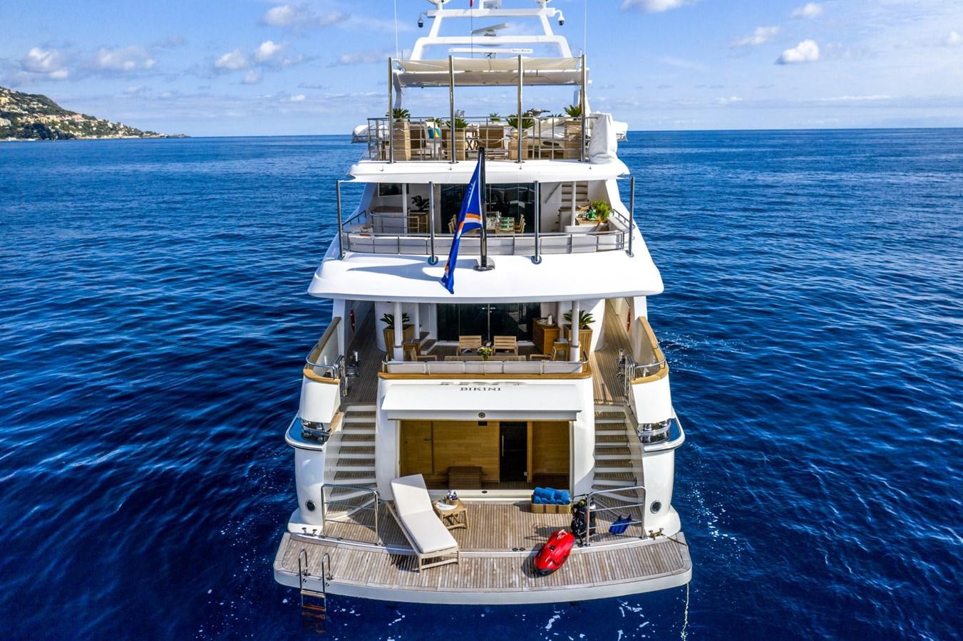 a boat in the water aboard TIAMAT Yacht for Sale