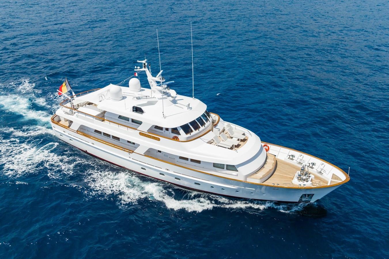 a boat on the water aboard CORNELIA Yacht for Sale
