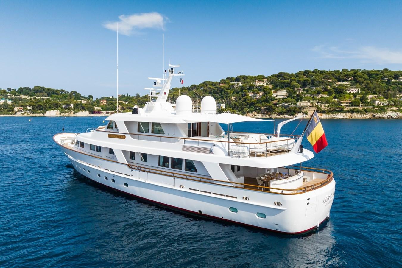 a boat on the water aboard CORNELIA Yacht for Sale