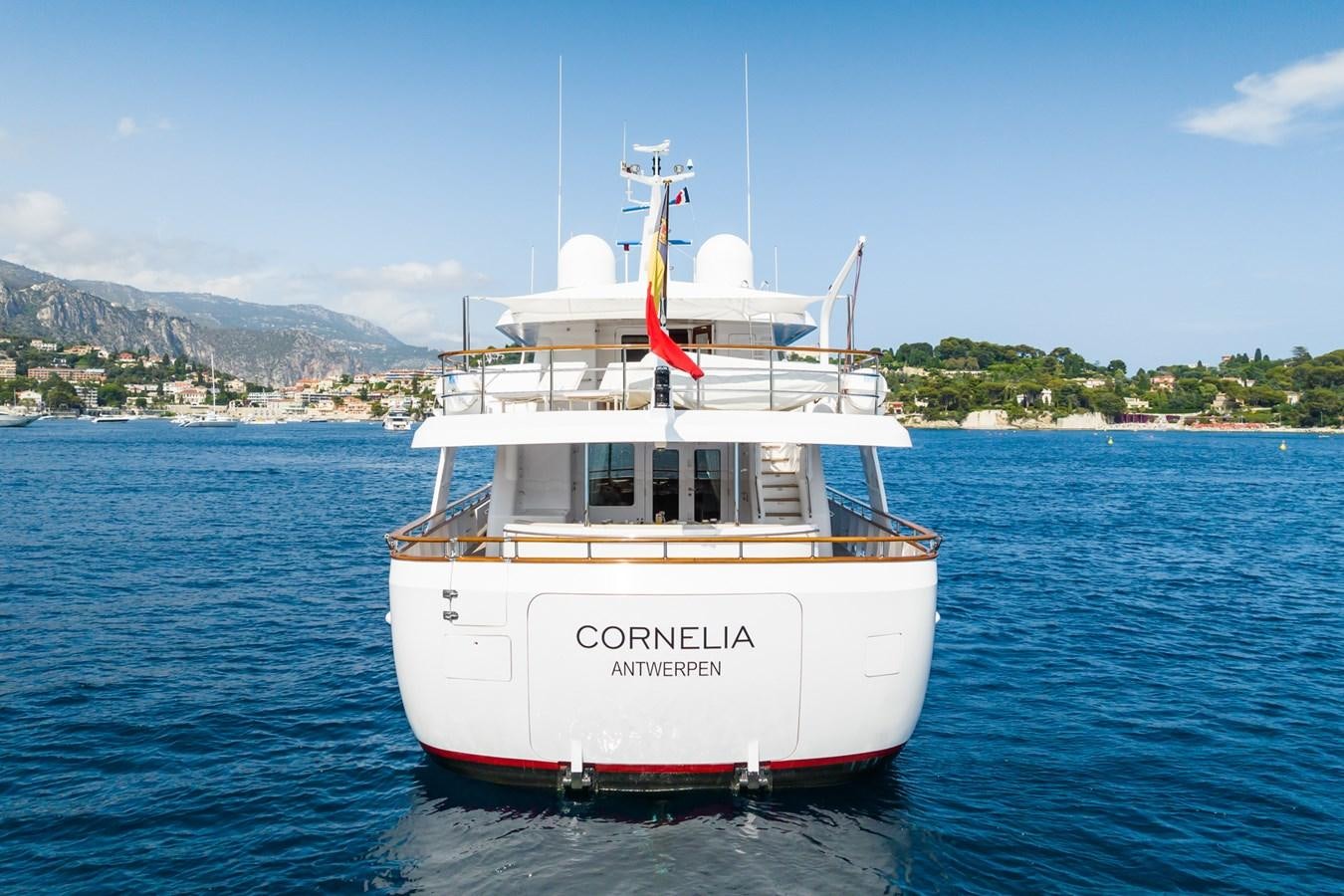 a boat in the water aboard CORNELIA Yacht for Sale
