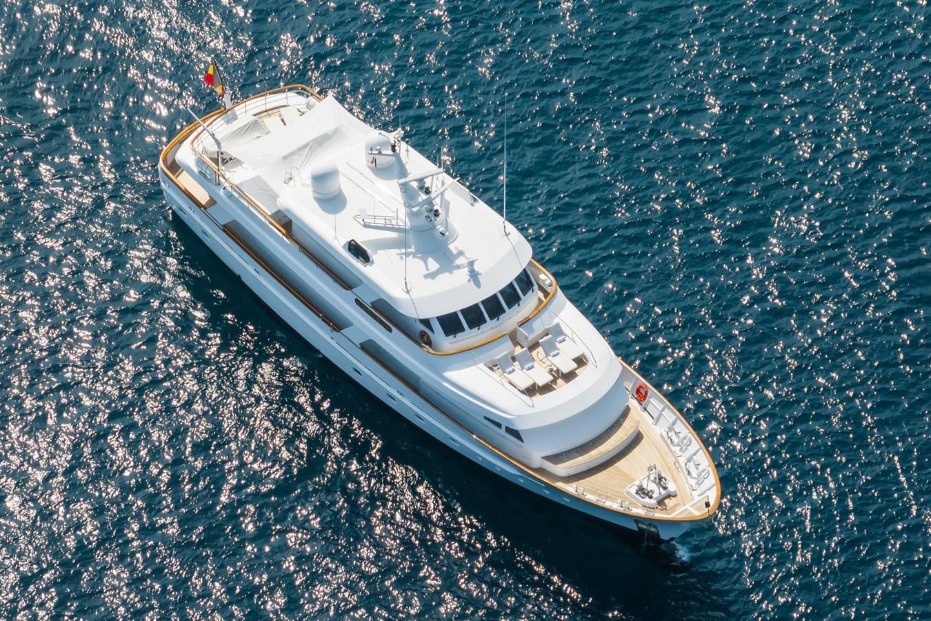 a ship in the water aboard CORNELIA Yacht for Sale