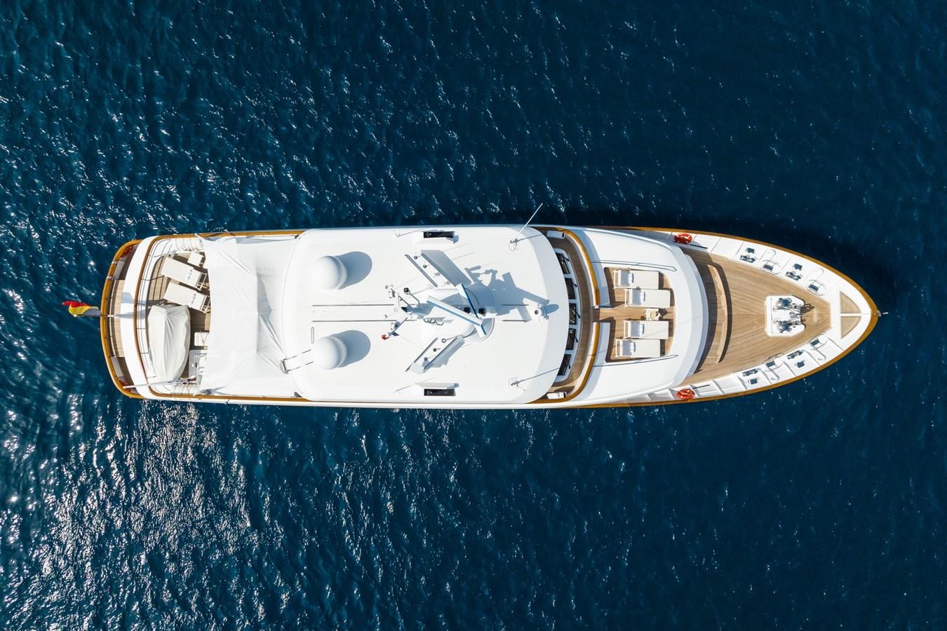 a gold and silver ring aboard CORNELIA Yacht for Sale