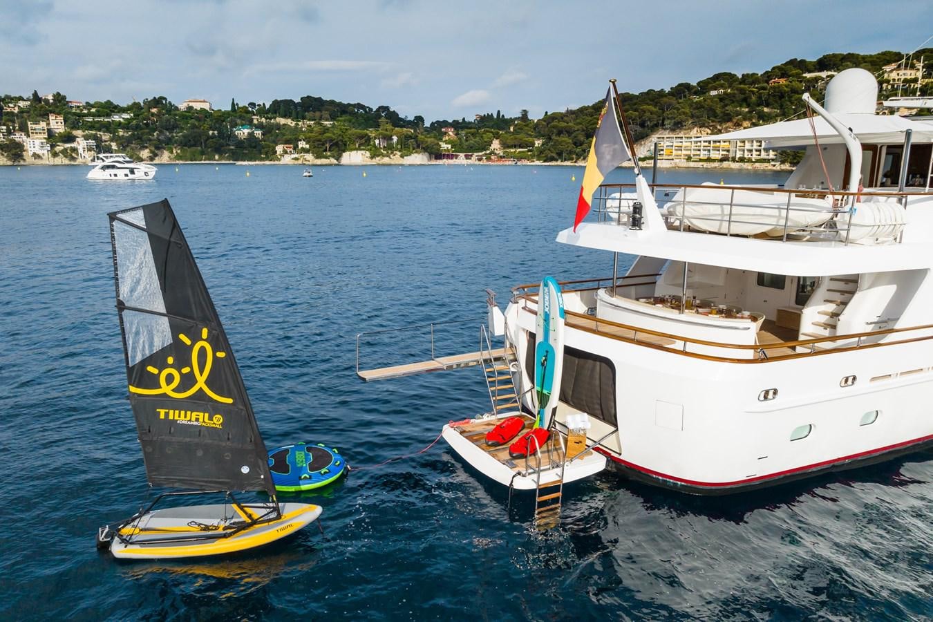 boats in the water aboard CORNELIA Yacht for Sale