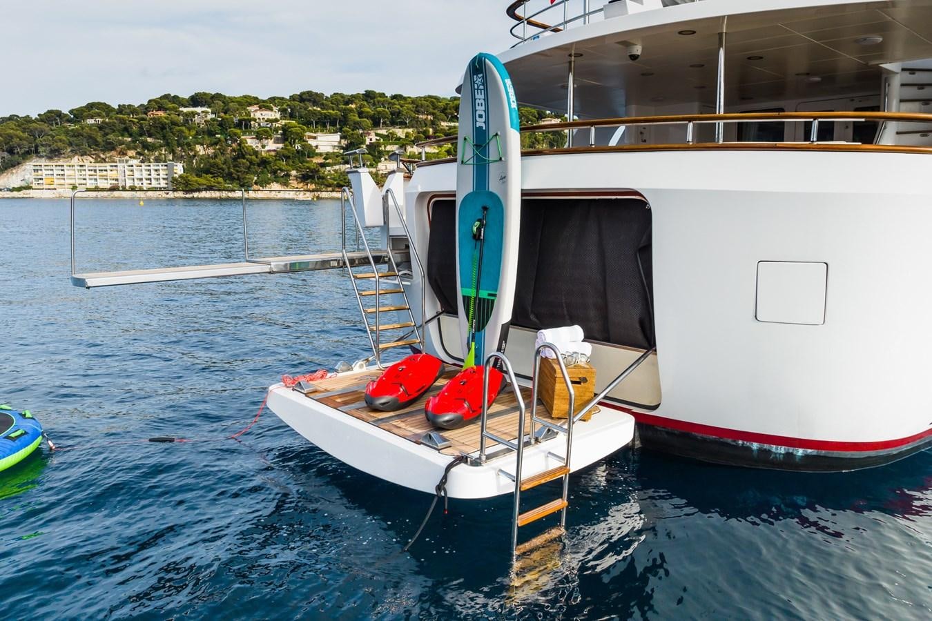 a boat in the water aboard CORNELIA Yacht for Sale