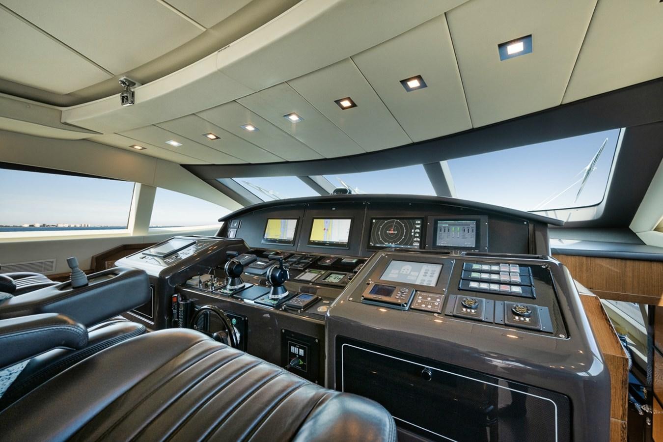 inside of a plane aboard TATAMI Yacht for Sale