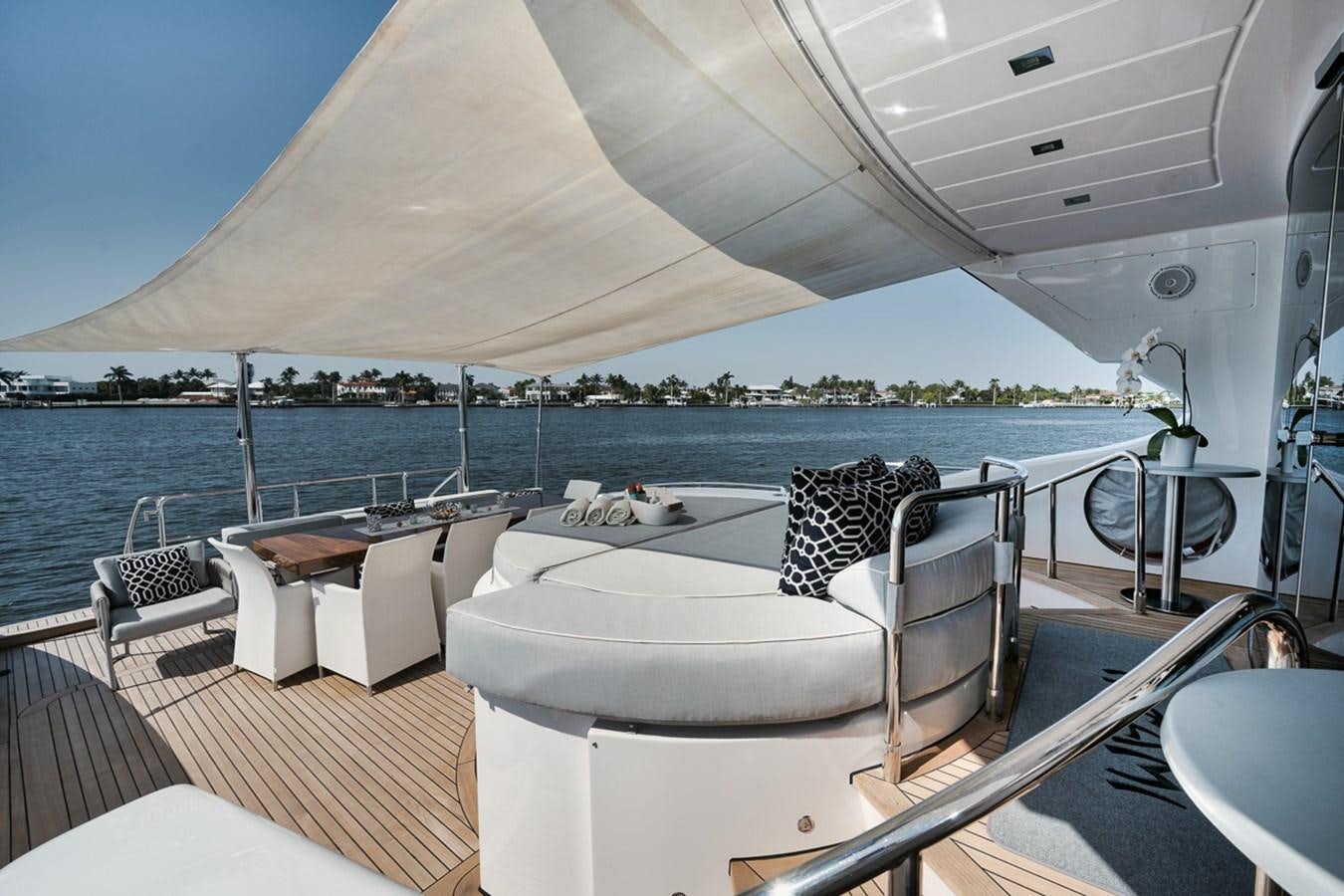 a boat on the water aboard TATAMI Yacht for Sale