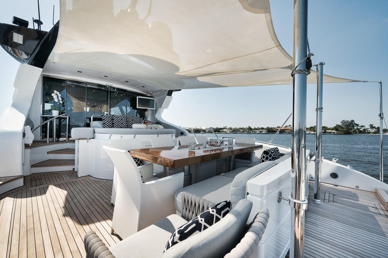 a boat on the water aboard TATAMI Yacht for Sale