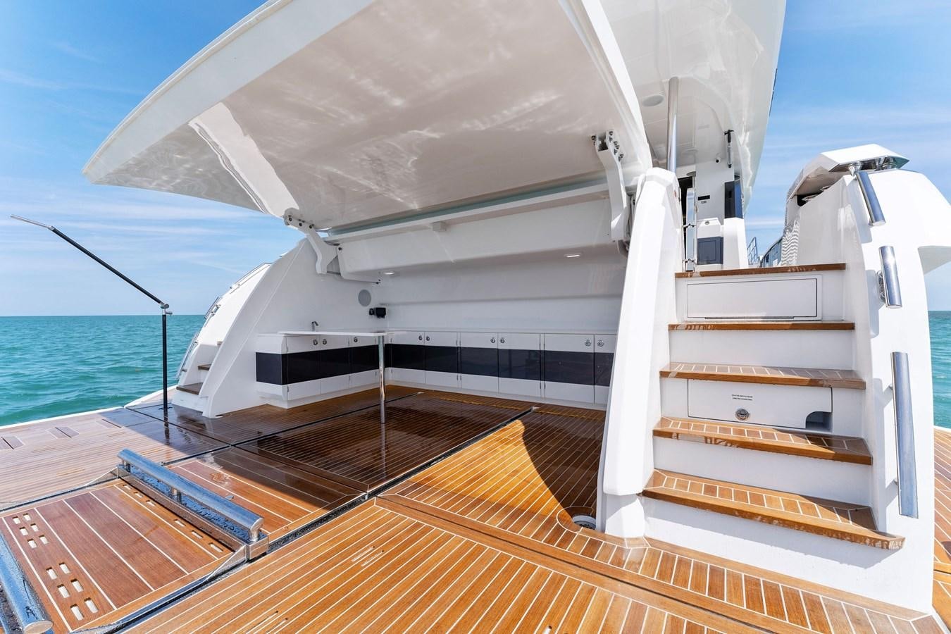 a boat on the water aboard FOR DISPLAY ONLY Yacht for Sale