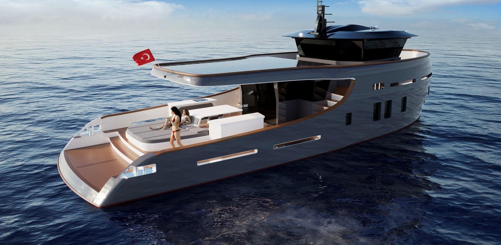 a boat on the water aboard EMPIRE Yacht for Sale