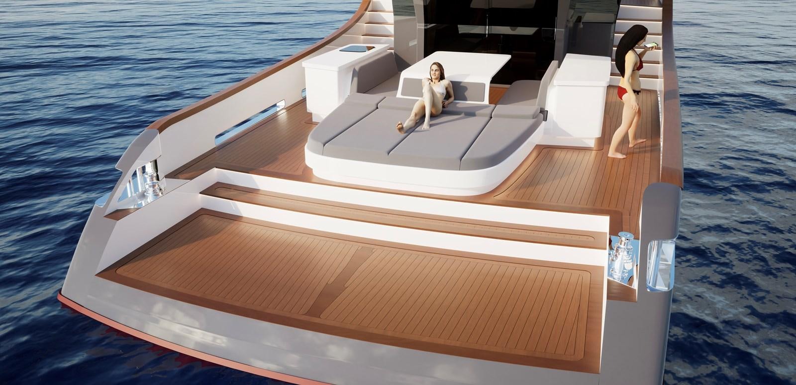 a boat on the water aboard EMPIRE Yacht for Sale
