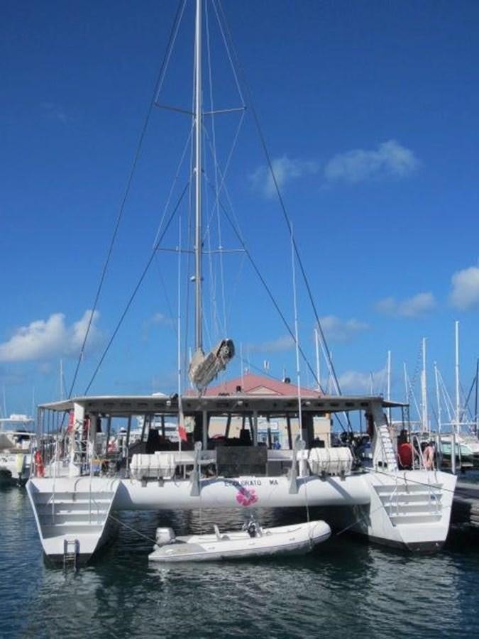 a boat docked at a pier aboard ECOLORATO Yacht for Sale