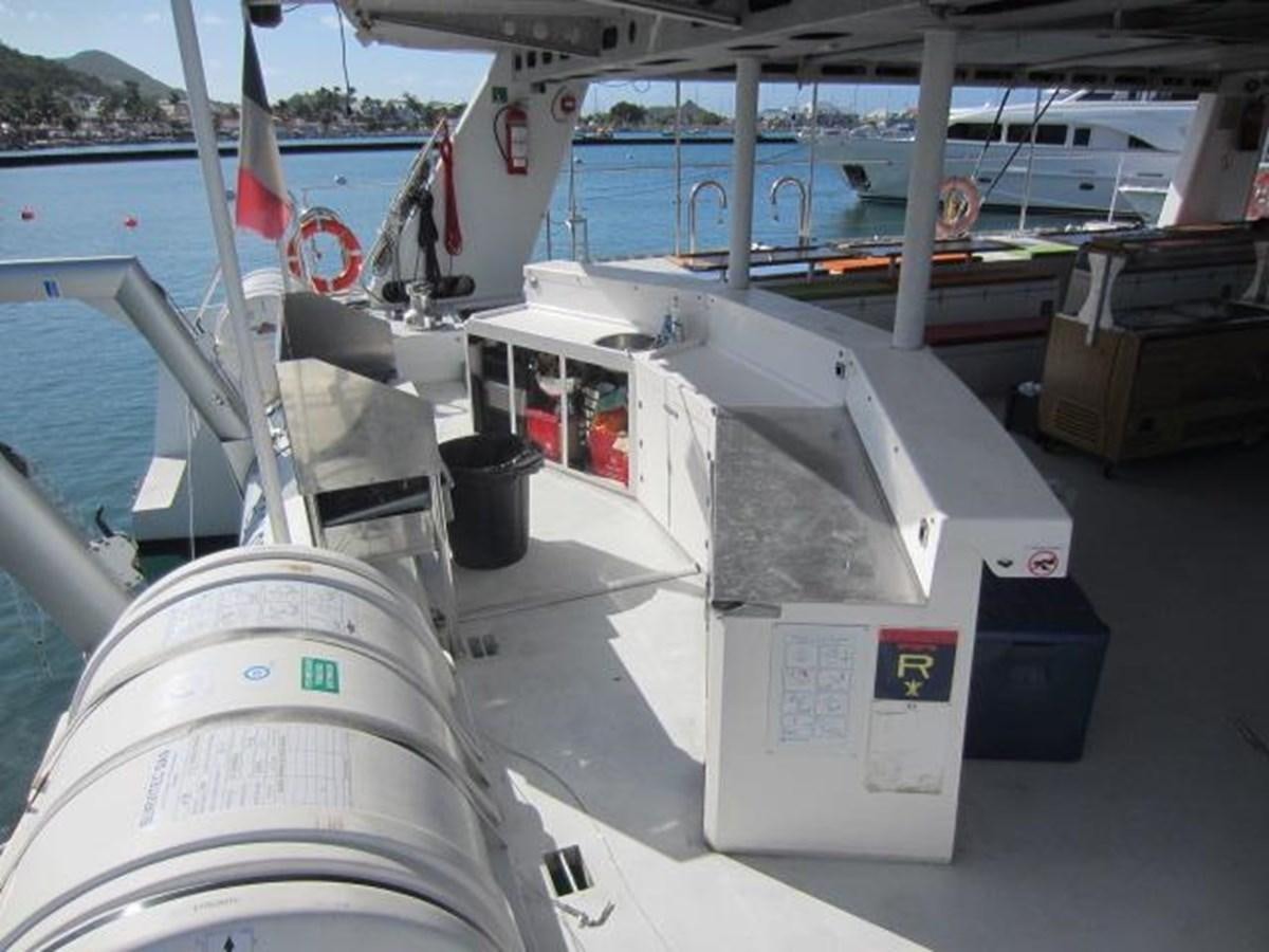 a large white machine on a boat aboard ECOLORATO Yacht for Sale