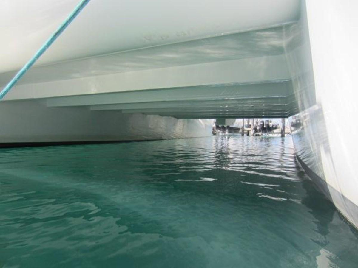 a bridge over a body of water aboard ECOLORATO Yacht for Sale