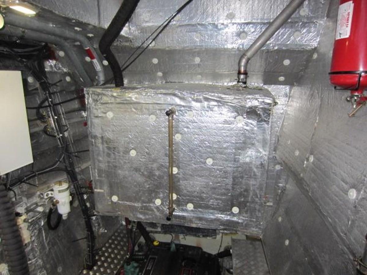 a metal cylinder with a metal object on top aboard ECOLORATO Yacht for Sale