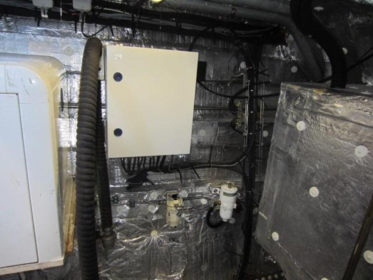 a machine with a white board aboard ECOLORATO Yacht for Sale