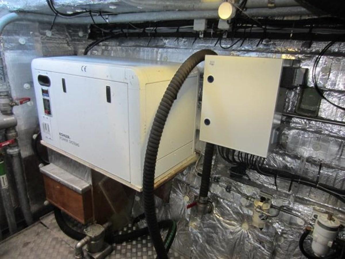 a large machine in a room aboard ECOLORATO Yacht for Sale