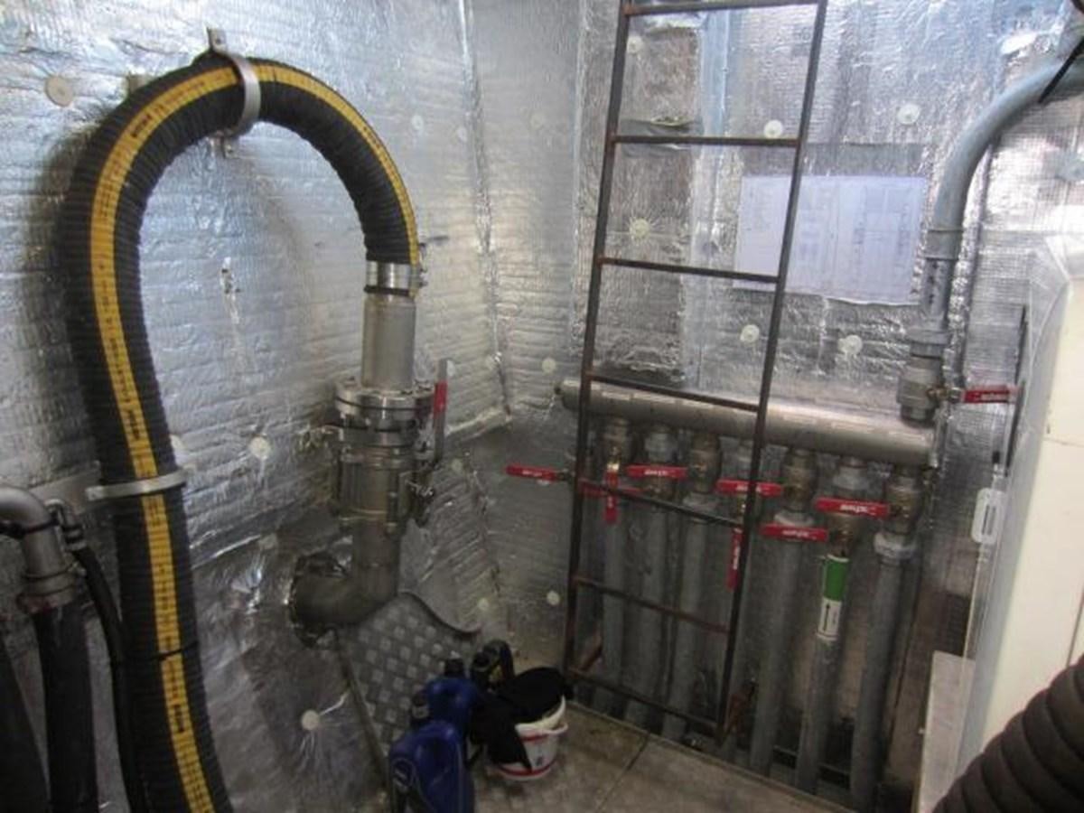 a large room with pipes and equipment aboard ECOLORATO Yacht for Sale
