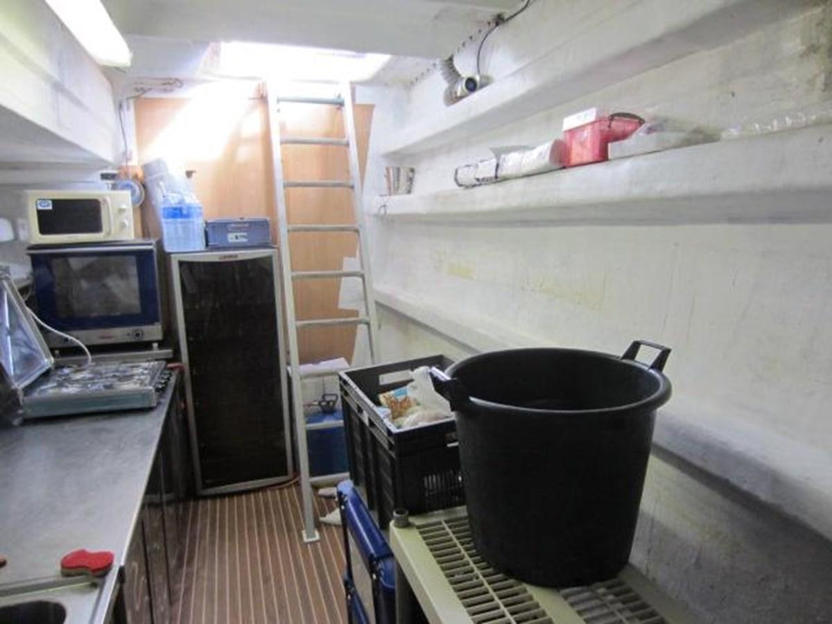 a room with a desk and a computer aboard ECOLORATO Yacht for Sale