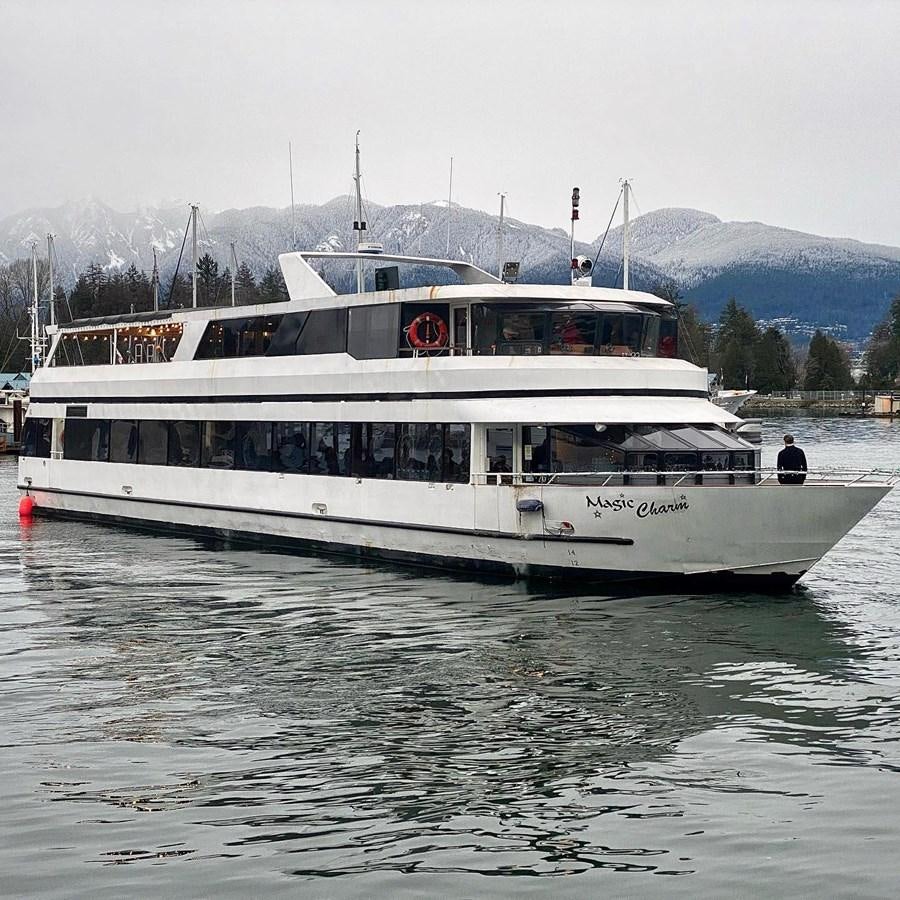 a boat on the water aboard MAGIC CHARM Yacht for Sale