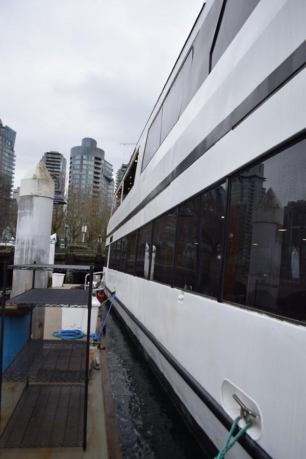 a train on the railway tracks aboard MAGIC CHARM Yacht for Sale