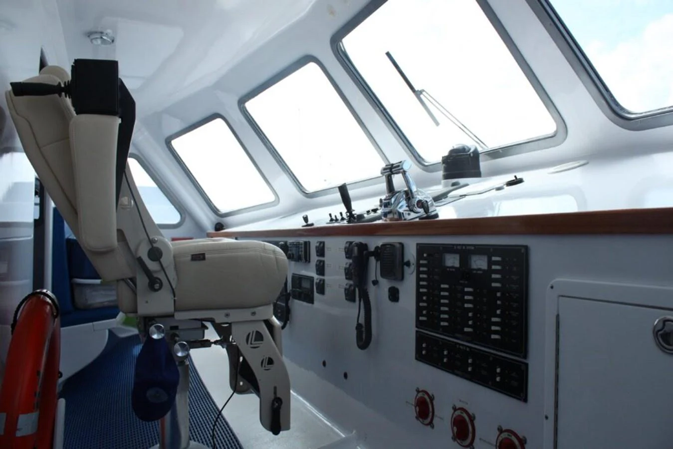 the inside of a boat aboard EL SPLENDOR Yacht for Sale