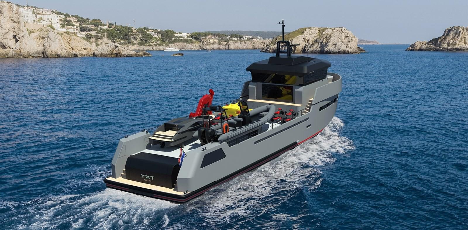 a boat in the water aboard YXT 34 Yacht for Sale